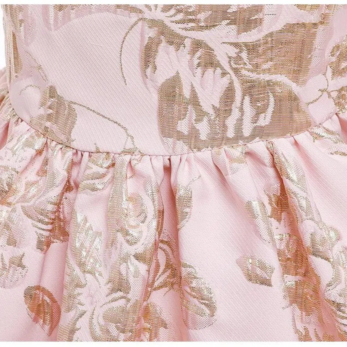 0 Abito per bambini di 6 anni 2022 Capodanno Festa di compleanno di Natale Nuovo fiore monospalla ricamato jacquard