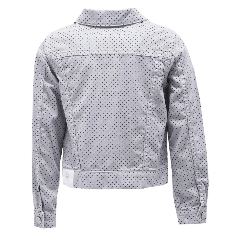 0864T giubbotto cotone girl MAURO GRIFONI glicine/nero jacket bimba