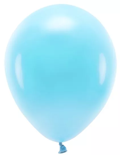 100 palloncini pastello eco blu baby 30cm