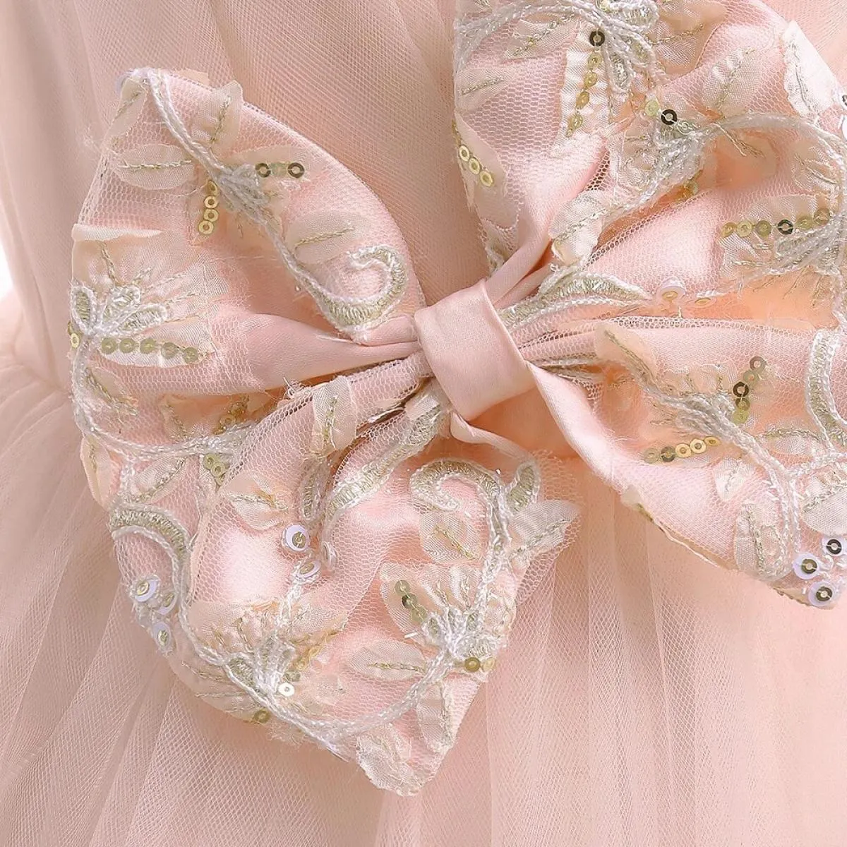 2023 Ragazza Fiore Abito di Natale per bambini Compleanno Principessa Abbigliamento da festa Bambino Infantile Fiocco Bambini Se