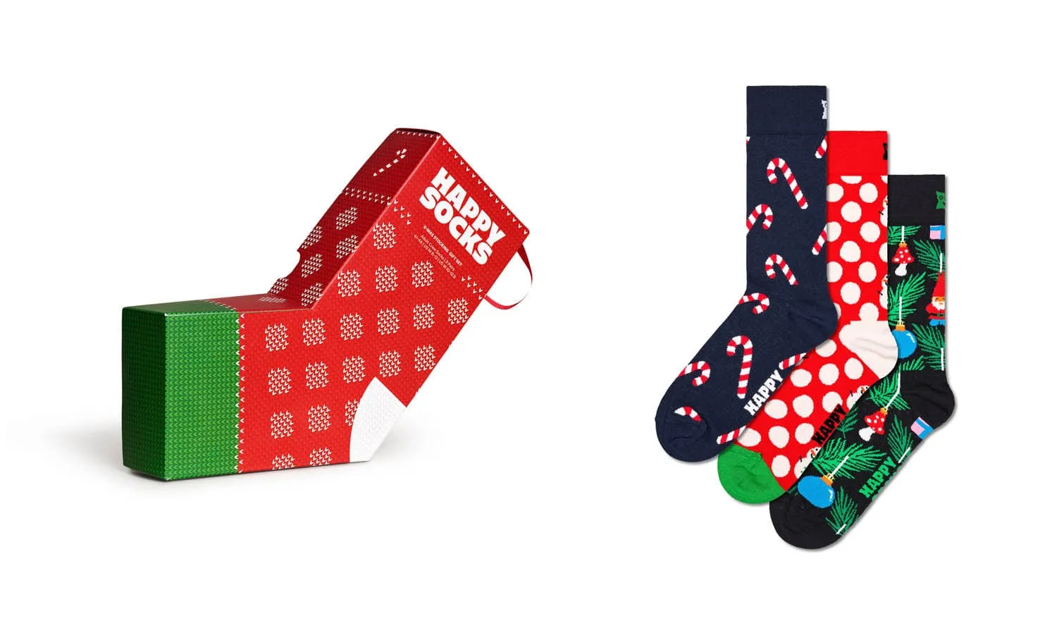 3 PACK X MAS STOCKING SOCKS GIFT SET