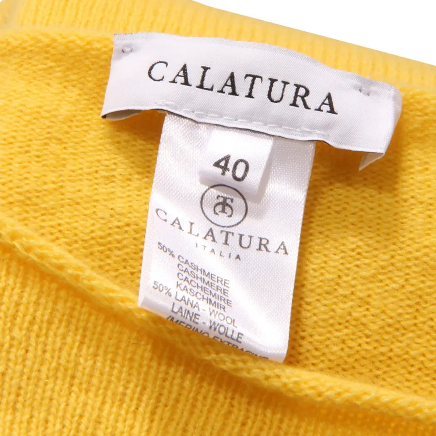 4767AZ MAGLIONE DONNA CALATURA WOMAN CASHMERE/WOOL SWEATER