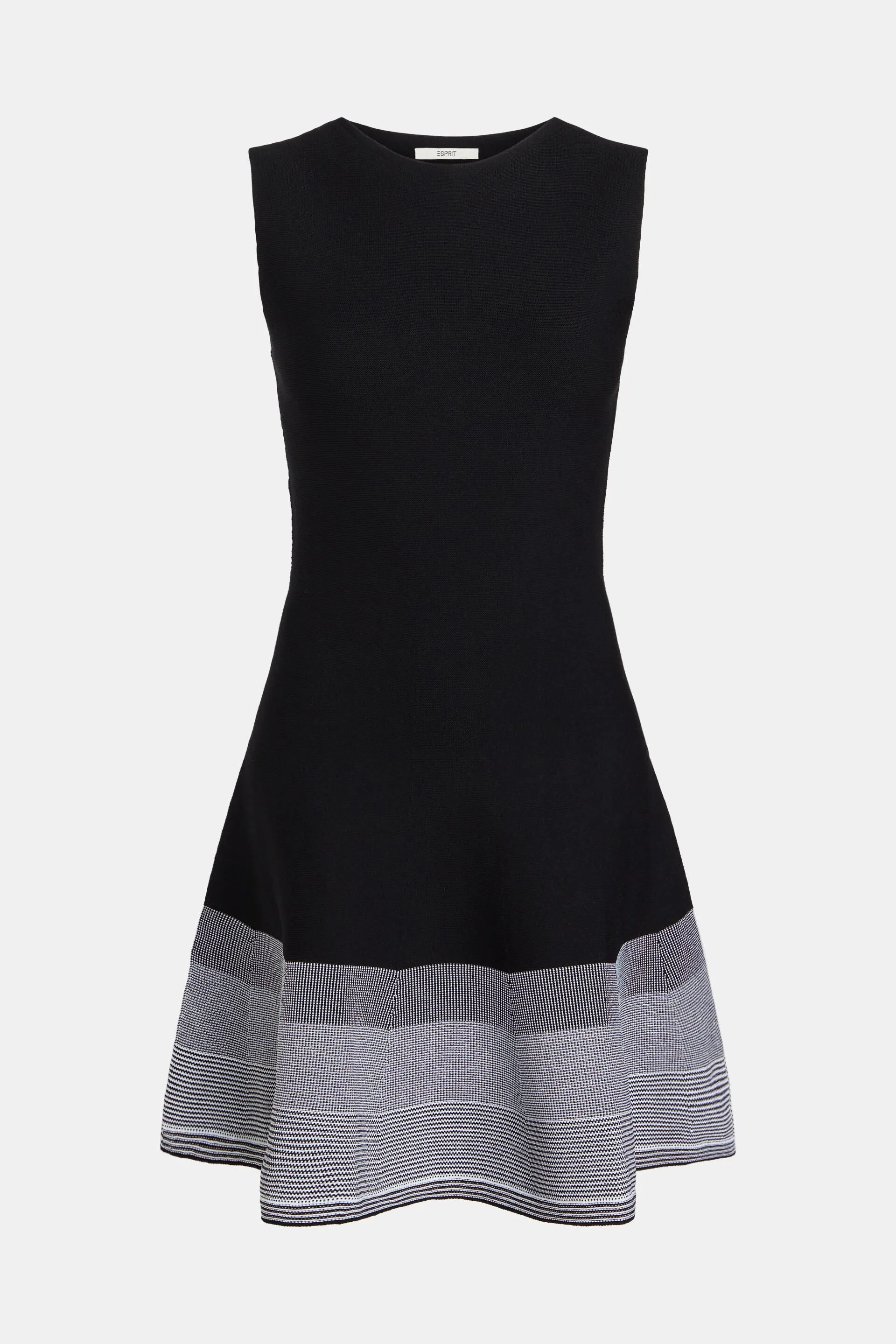Abito effetto ombra in maglia senza cuciture