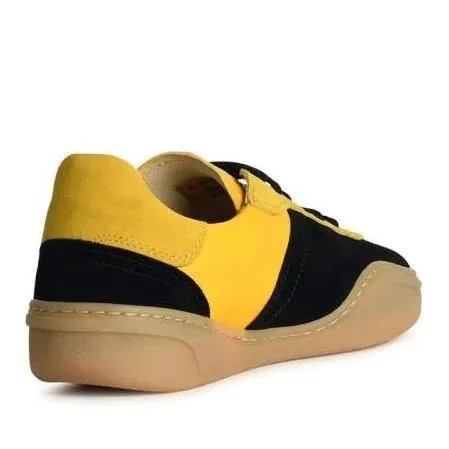 Acne Studios Bars' Yellow Leather Sneakers Yellow 