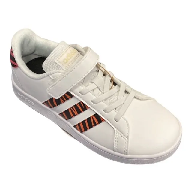Adidas Grand Court EL C GZ1075 white-black-acid red