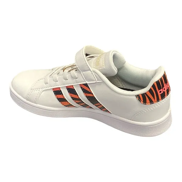 Adidas Grand Court EL C GZ1075 white-black-acid red