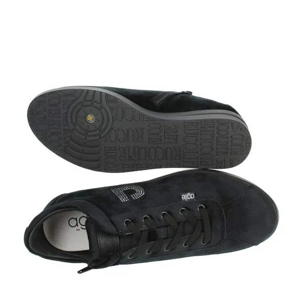 Agile By Rucoline  SNEAKERS BASSA JACKIE PLUVIA 226 NERO