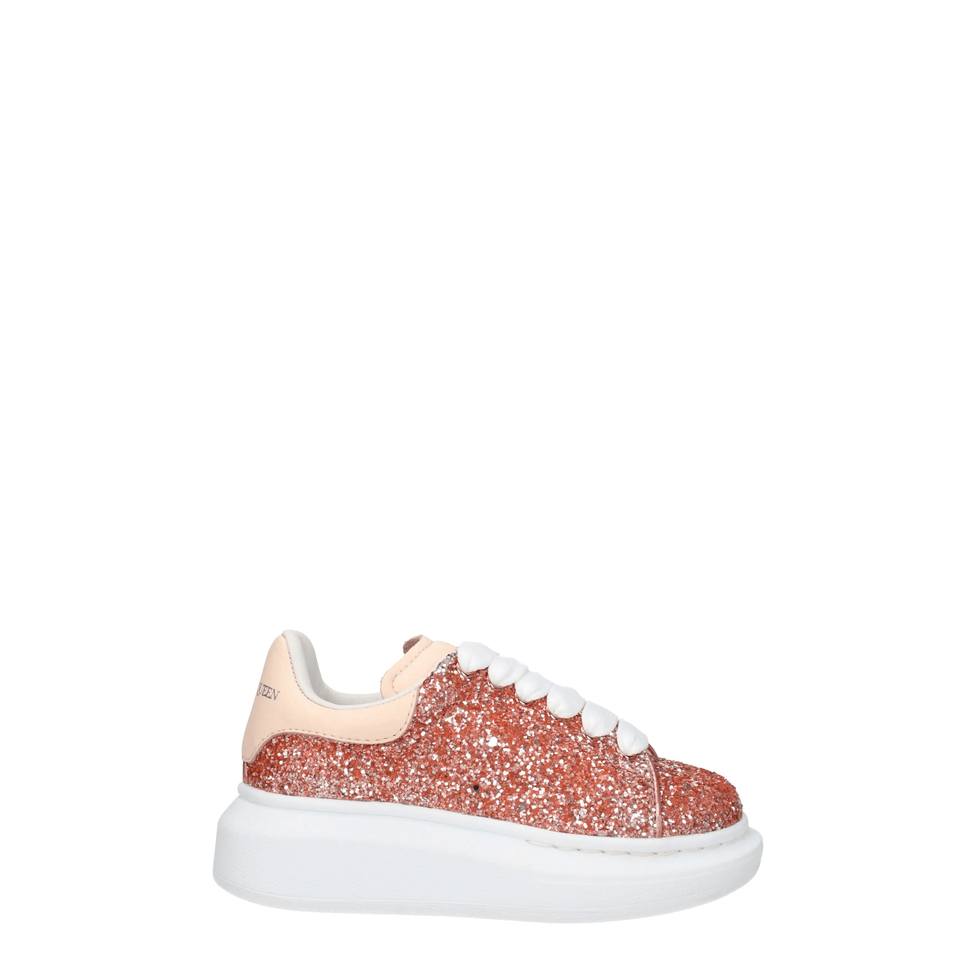 Alexander McQueen Idee regalo Sneakers kids Donna Glitter Rosa/Oro Rosa