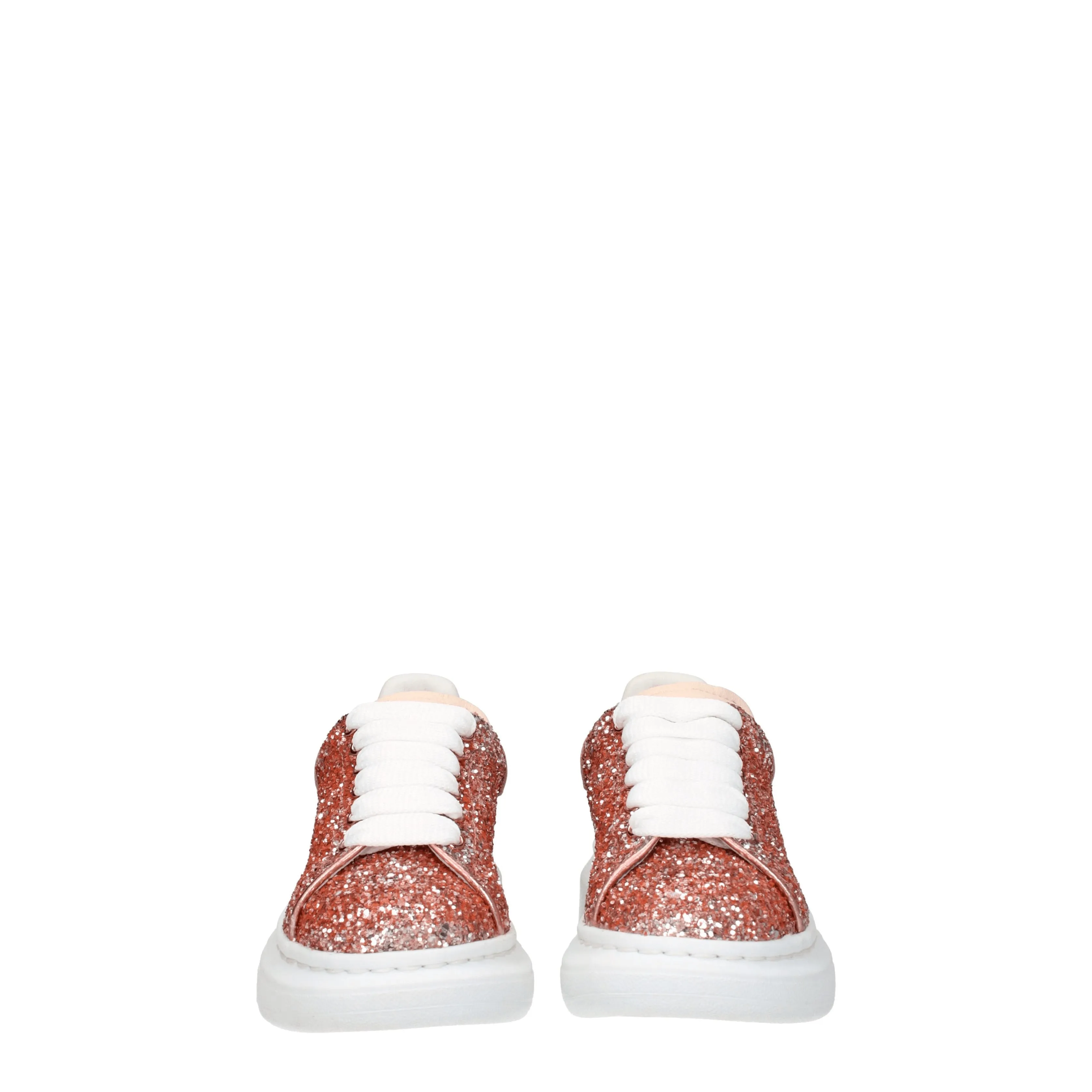 Alexander McQueen Idee regalo Sneakers kids Donna Glitter Rosa/Oro Rosa