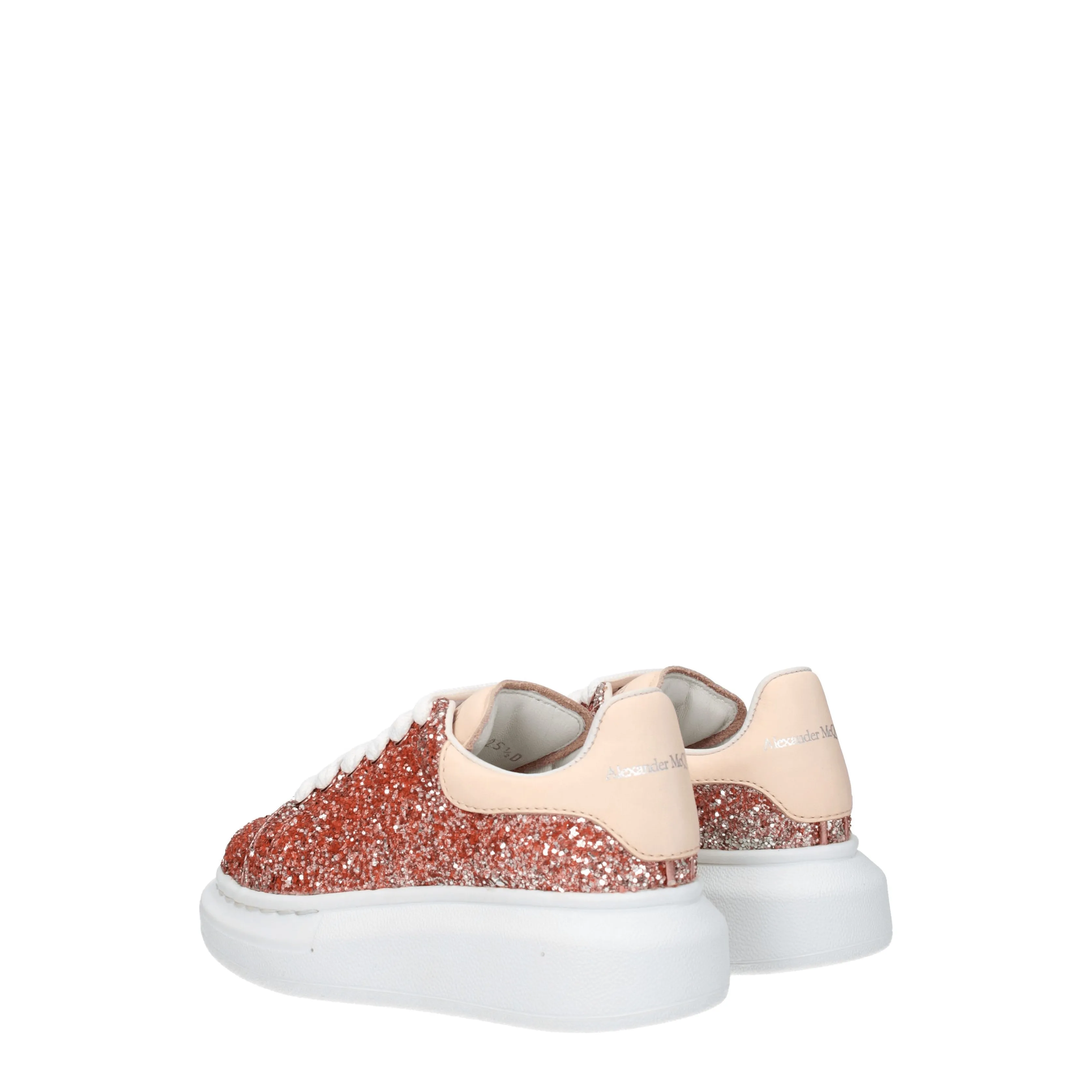 Alexander McQueen Idee regalo Sneakers kids Donna Glitter Rosa/Oro Rosa