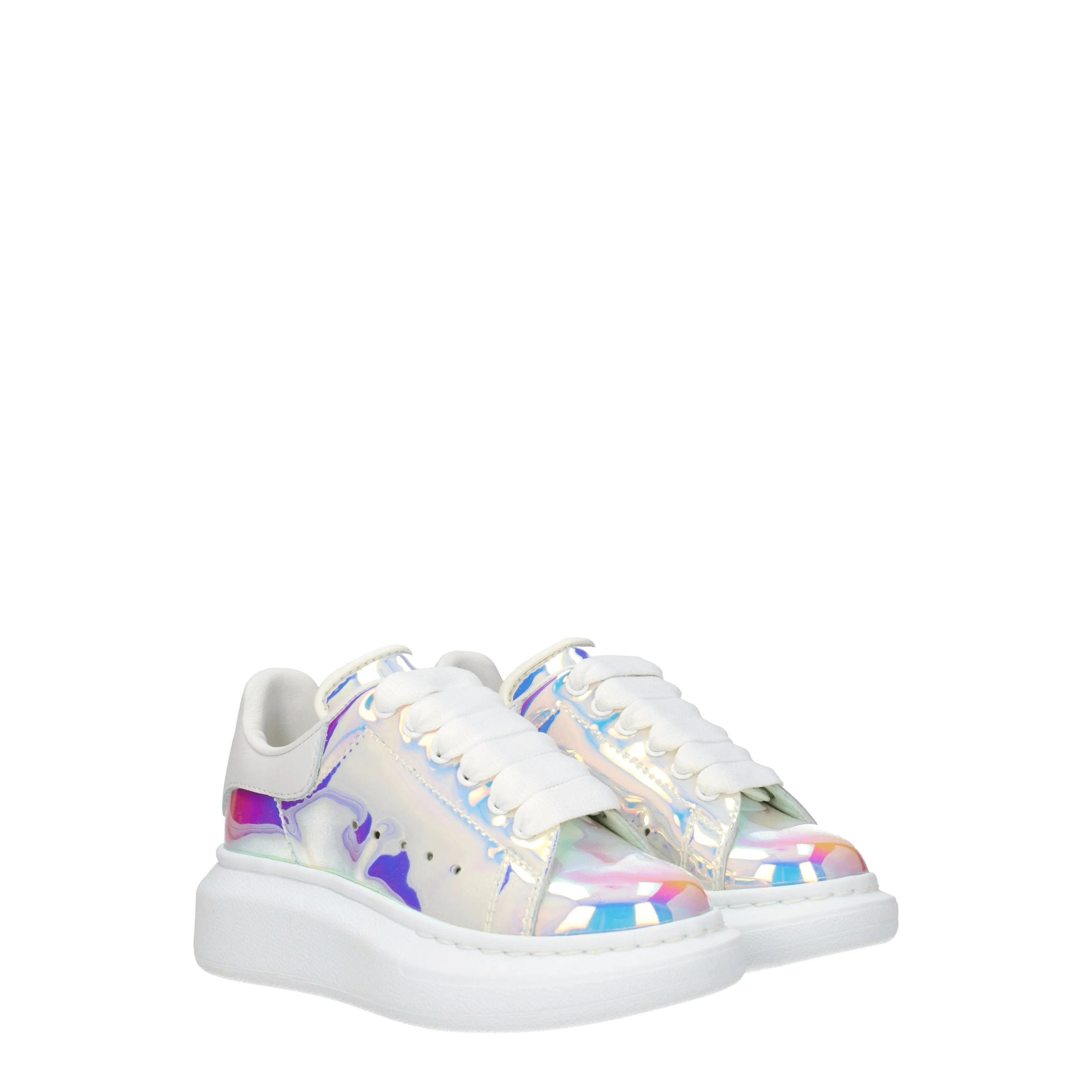 Alexander McQueen Idee regalo Sneakers kids Donna PVC Multicolore/Bianco
