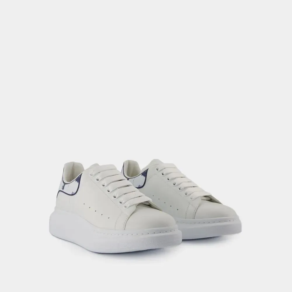 Alexander McQueen Oversized Sneakers - Leather - White White 