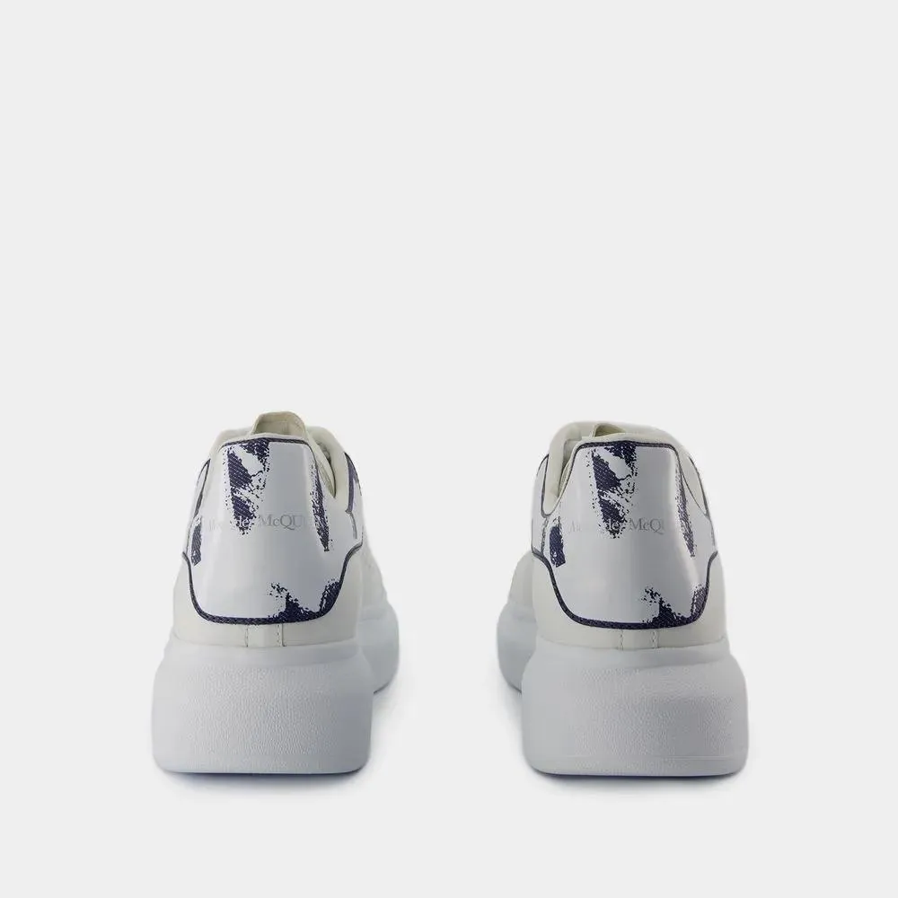 Alexander McQueen Oversized Sneakers - Leather - White White 
