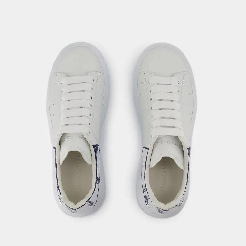Alexander McQueen Oversized Sneakers - Leather - White White 