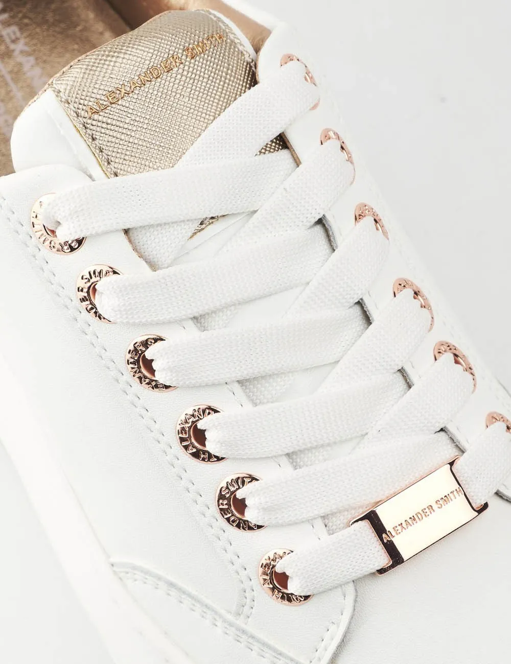 Alexander Smith     SNEAKERS LANCASTER WOMAN WHITE COPPER