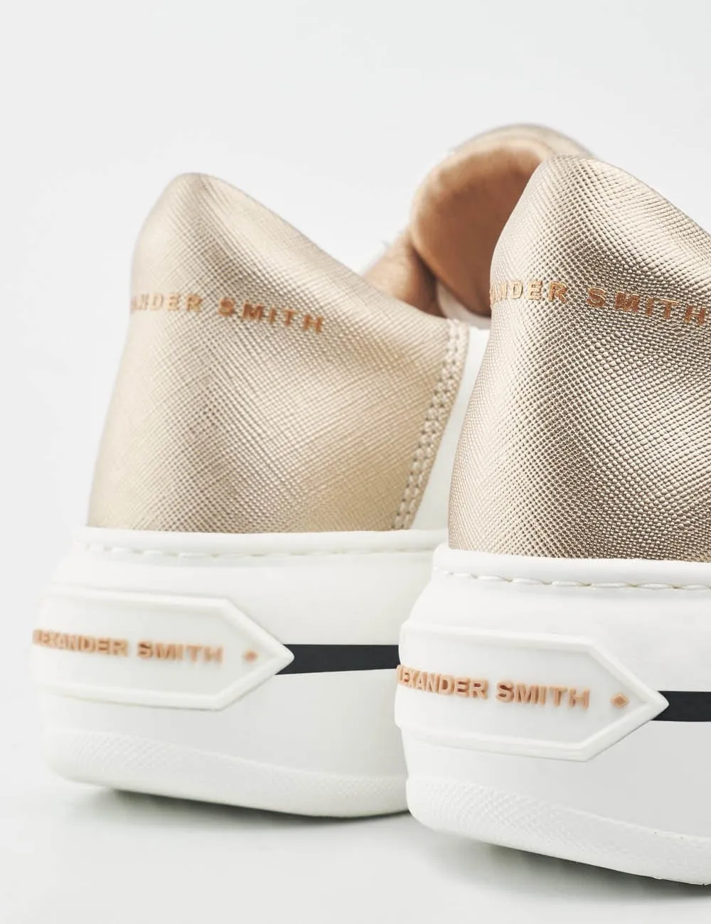 Alexander Smith     SNEAKERS LANCASTER WOMAN WHITE COPPER