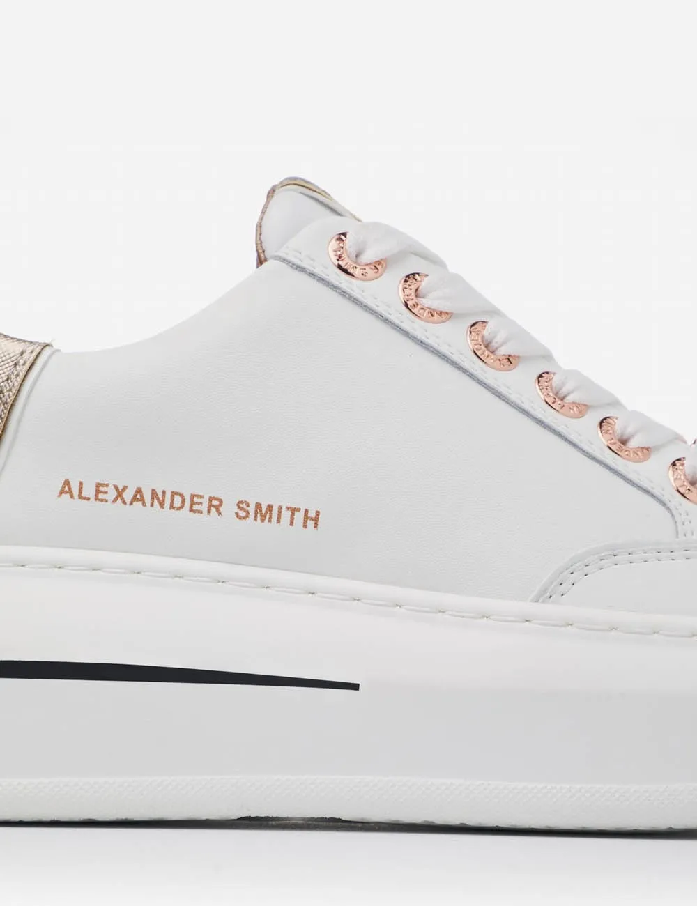 Alexander Smith     SNEAKERS LANCASTER WOMAN WHITE COPPER