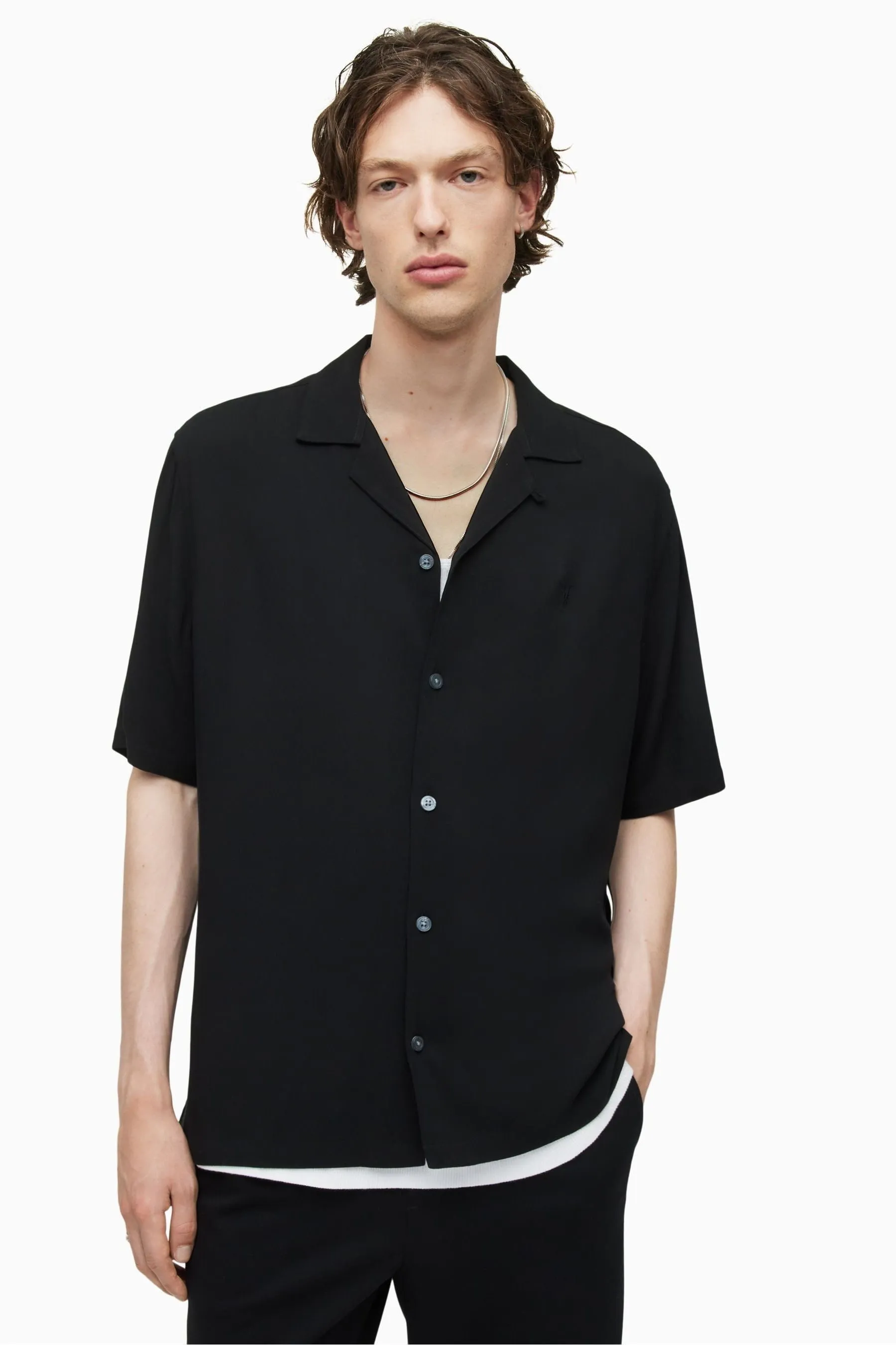 AllSaints - Venice Manica corta camicia