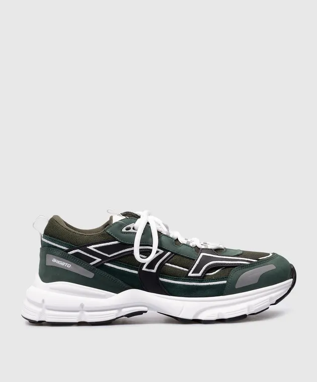 Axel Arigato Scarpe da ginnastica combinate Marathon R-Trall con logo verde F1056002