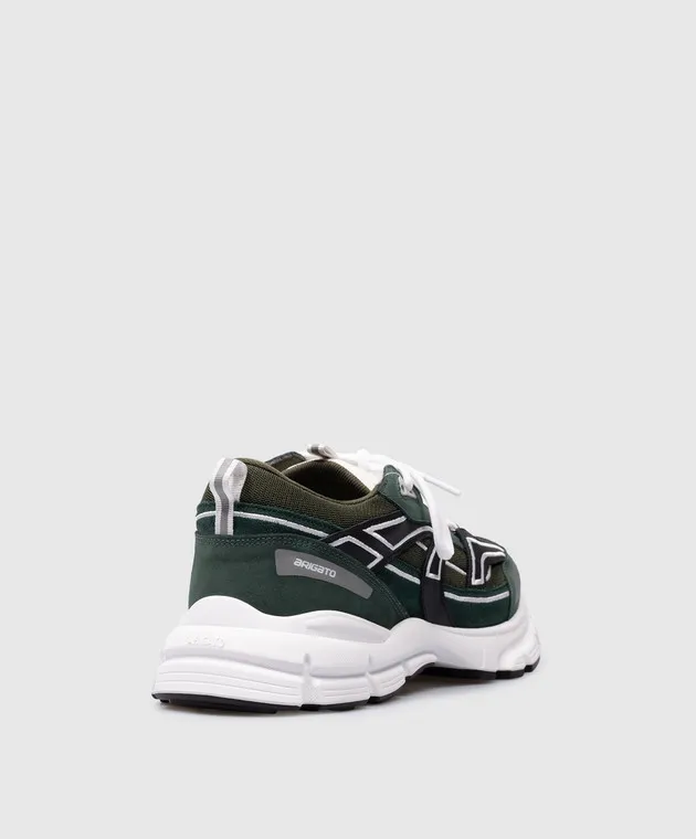 Axel Arigato Scarpe da ginnastica combinate Marathon R-Trall con logo verde F1056002