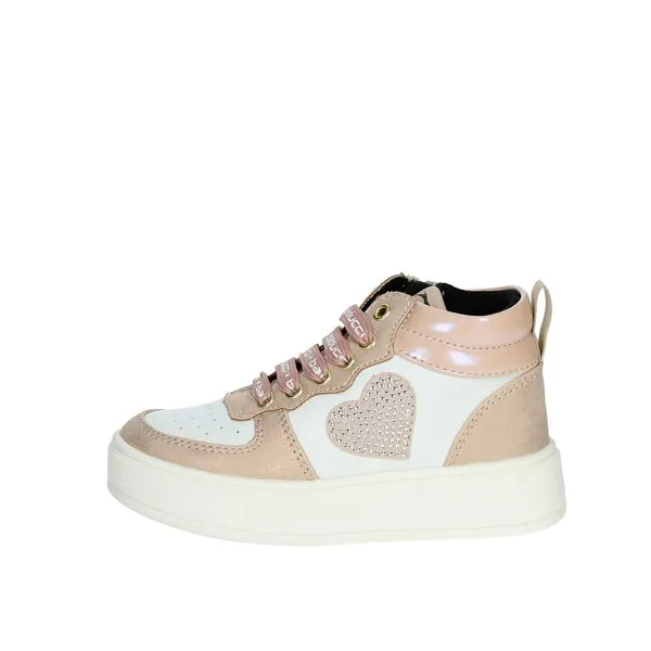BALDUCCI SPORT  SNEAKERS ALTA BS4700 BIANCO/ROSA