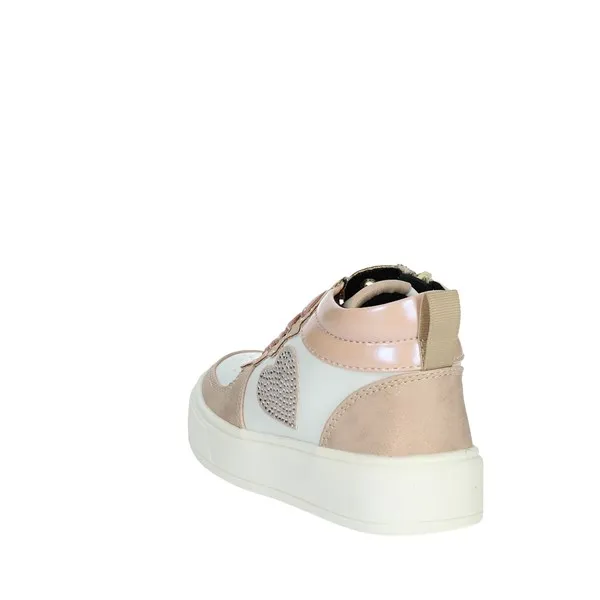 BALDUCCI SPORT  SNEAKERS ALTA BS4700 BIANCO/ROSA