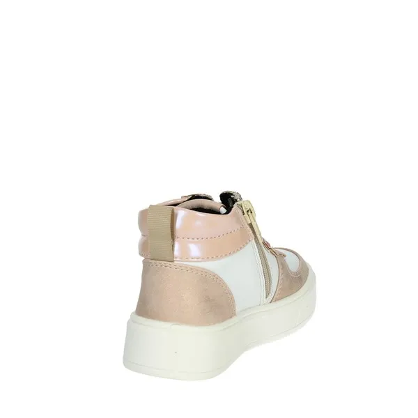 BALDUCCI SPORT  SNEAKERS ALTA BS4700 BIANCO/ROSA