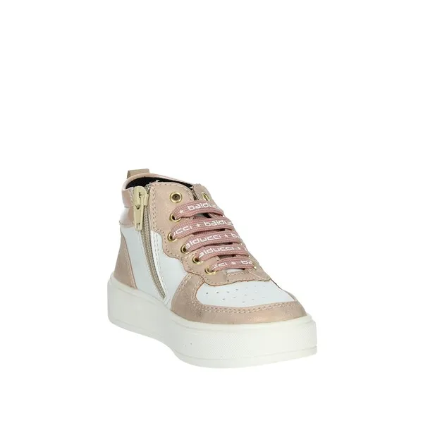BALDUCCI SPORT  SNEAKERS ALTA BS4700 BIANCO/ROSA