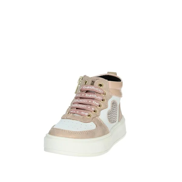 BALDUCCI SPORT  SNEAKERS ALTA BS4700 BIANCO/ROSA