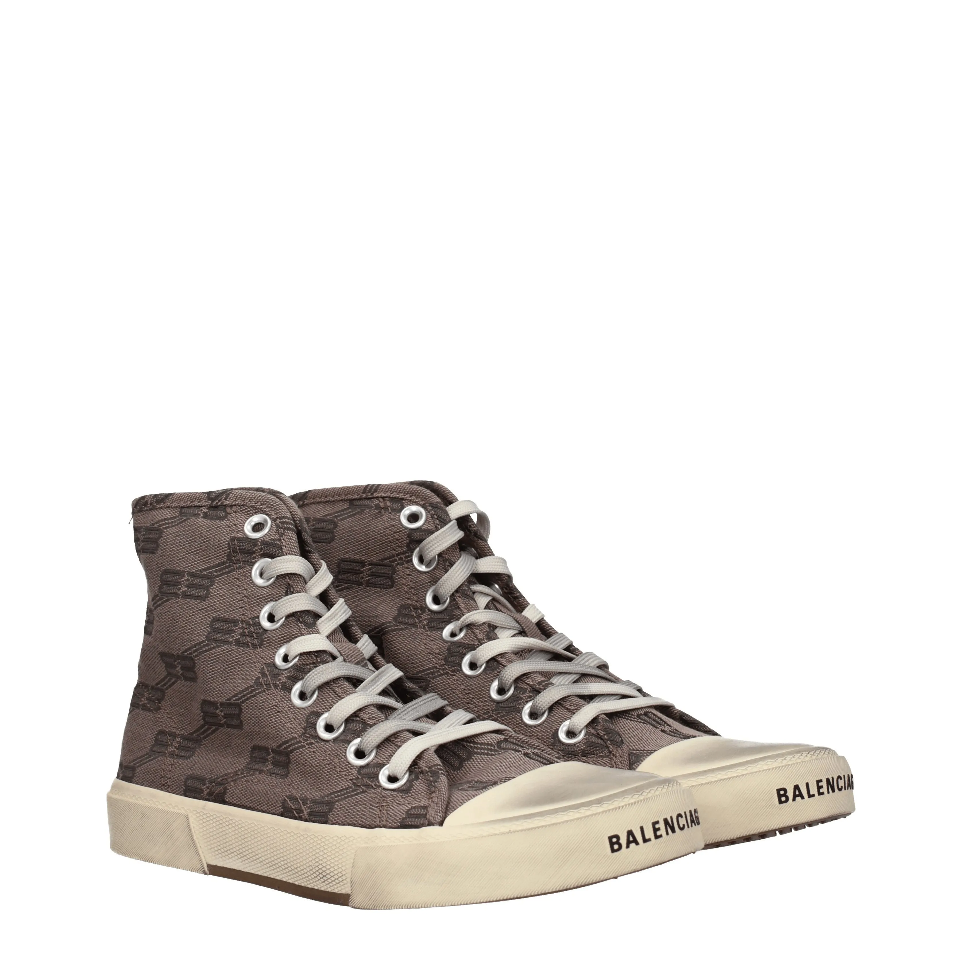 Balenciaga Sneakers Donna Tessuto Marrone/Visone