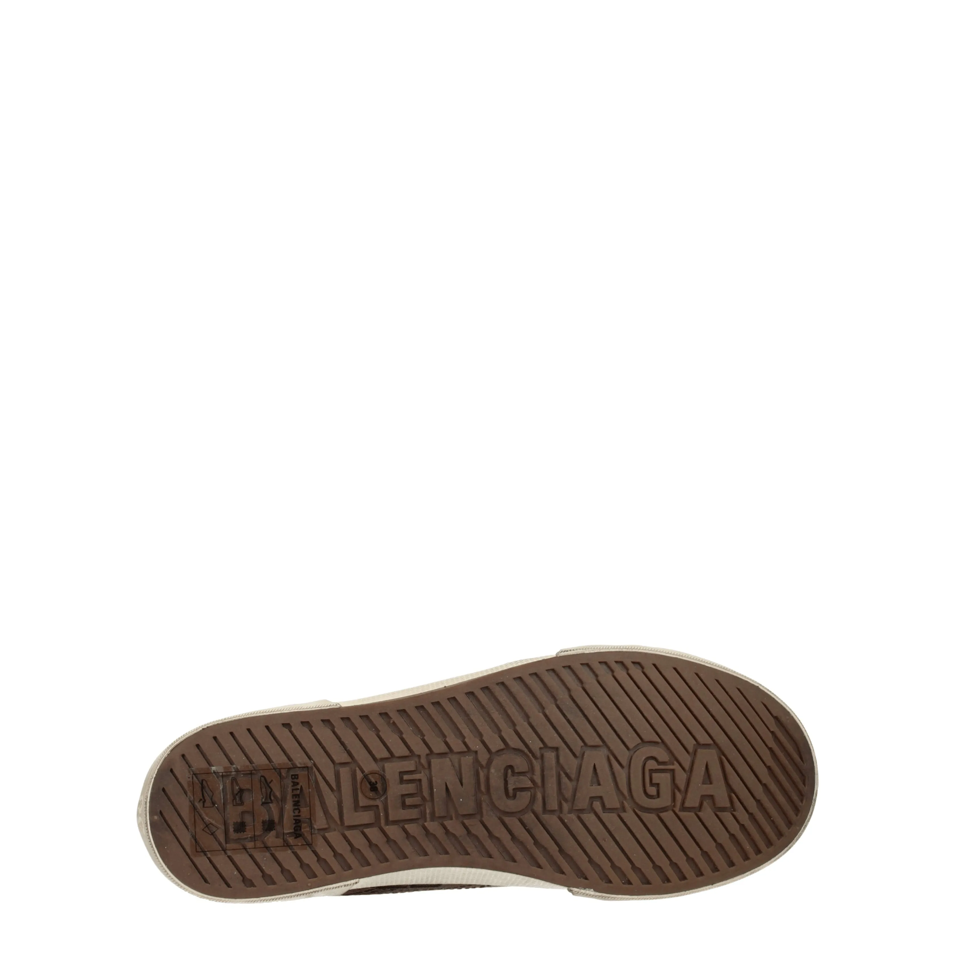 Balenciaga Sneakers Donna Tessuto Marrone/Visone