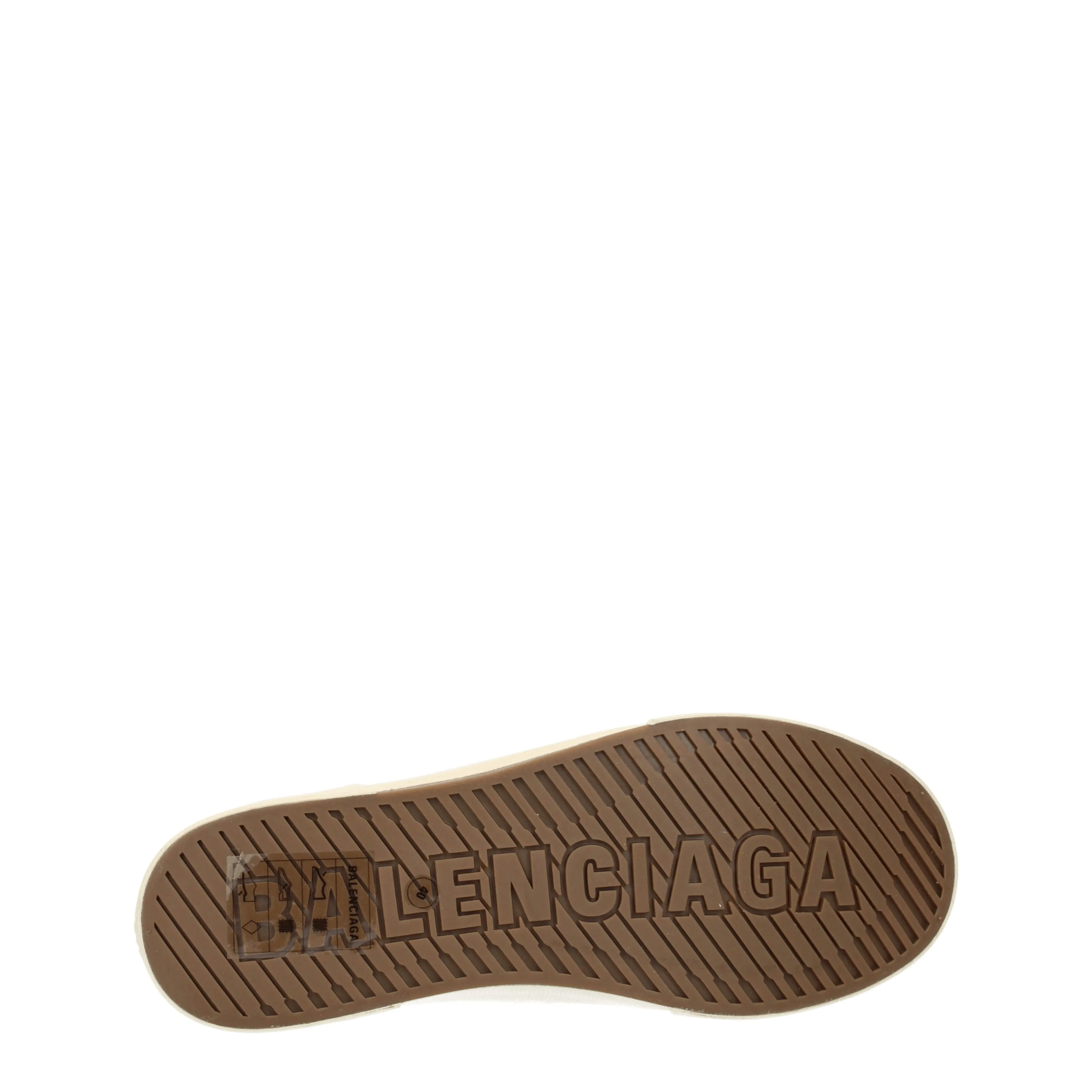 Balenciaga Sneakers Paris Uomo Tessuto Beige