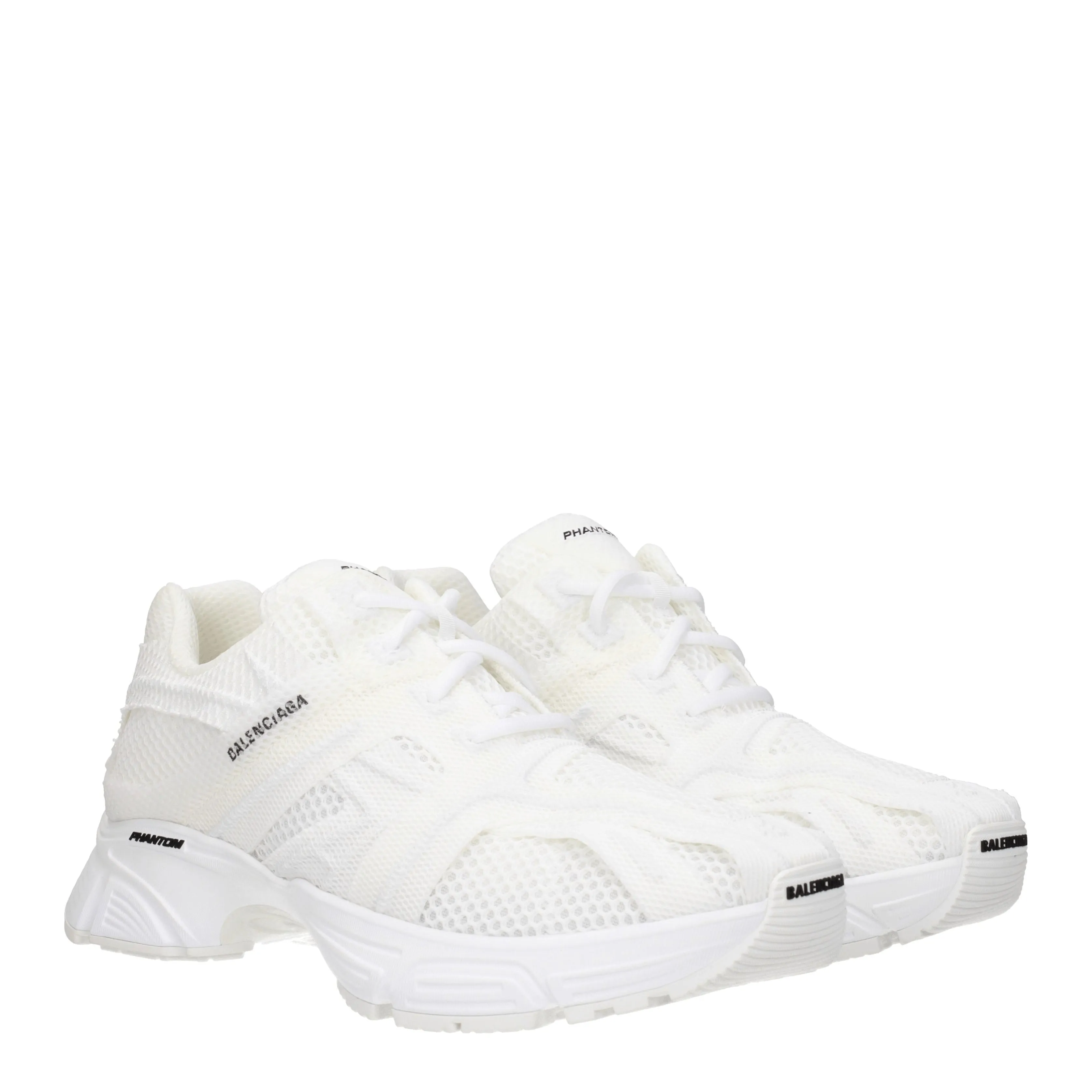 Balenciaga Sneakers Phantom Uomo Tessuto Bianco/Bianco Sporco