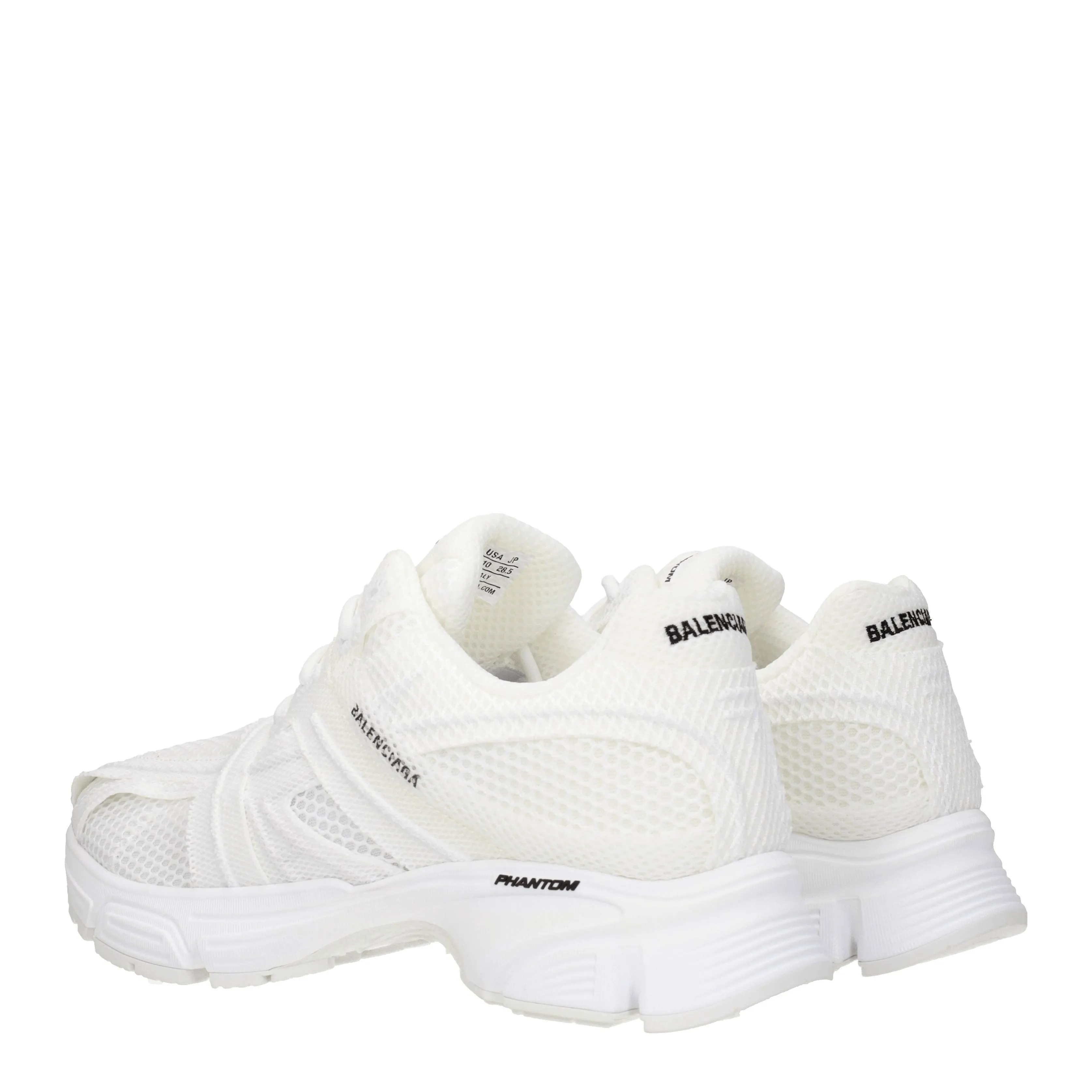 Balenciaga Sneakers Phantom Uomo Tessuto Bianco/Bianco Sporco