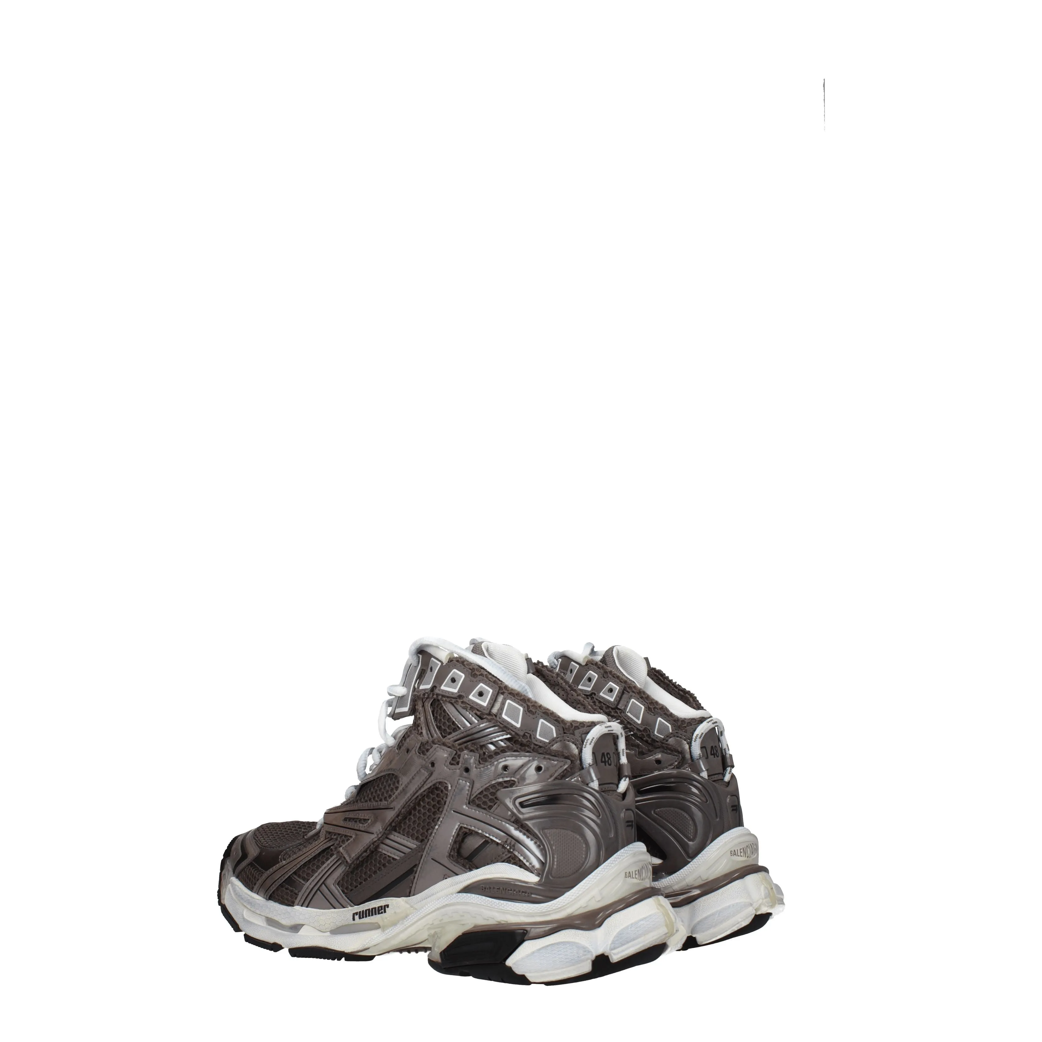Balenciaga Sneakers Uomo Tessuto Grigio/Tortora