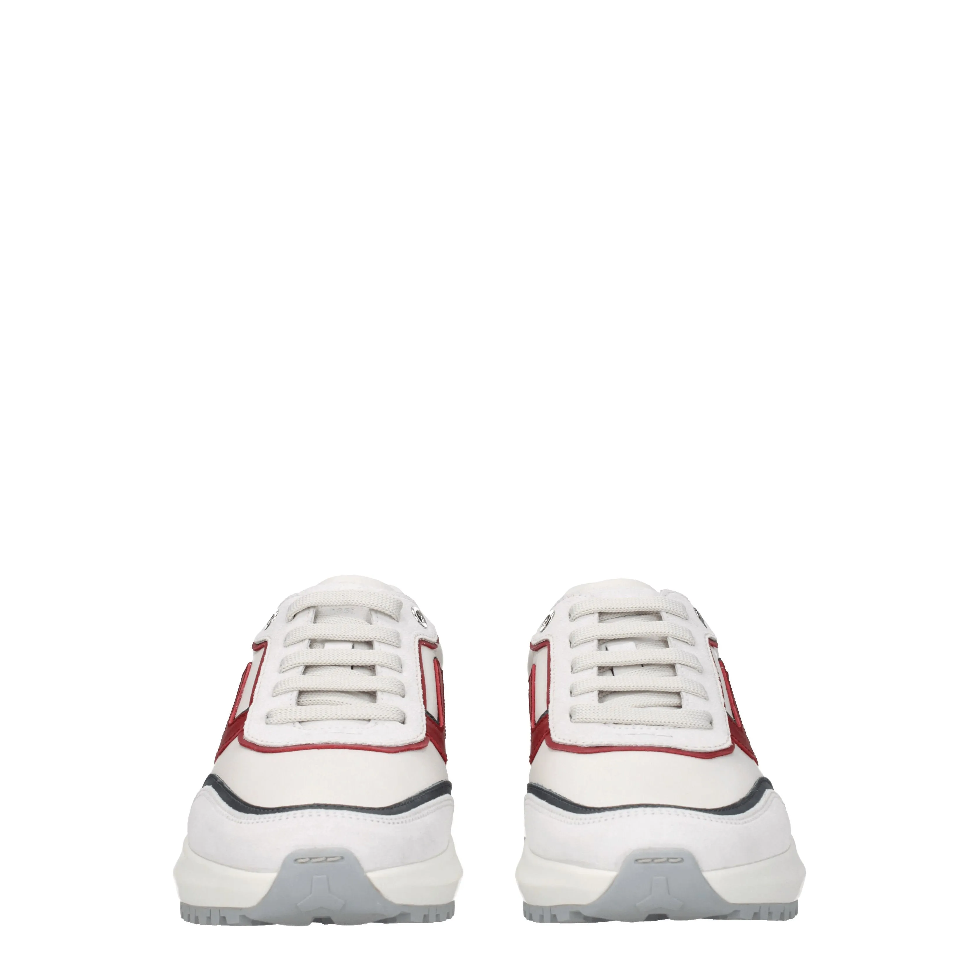 Bally Sneakers Demmy Uomo Pelle Bianco/Rosso