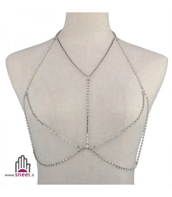 Bondage Bras strass - Dream Shop
