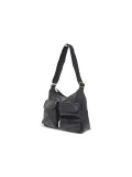 Borsa a tracolla Gherardini SOFTY CROSSBODY EXCALIBUR in tessuto e pelle nero