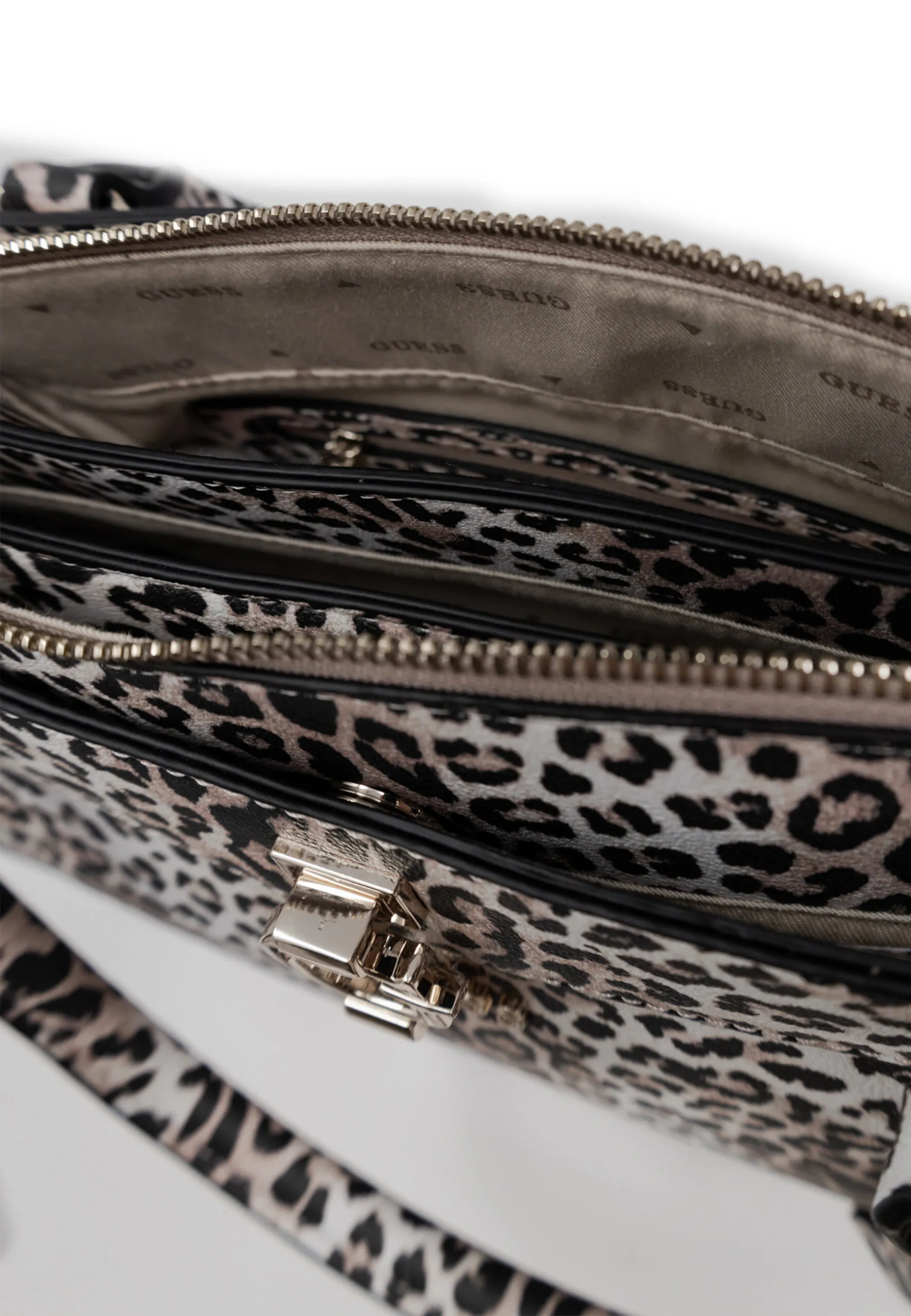Borsa Guess JORAH LUXURY SATCHEL Animalier