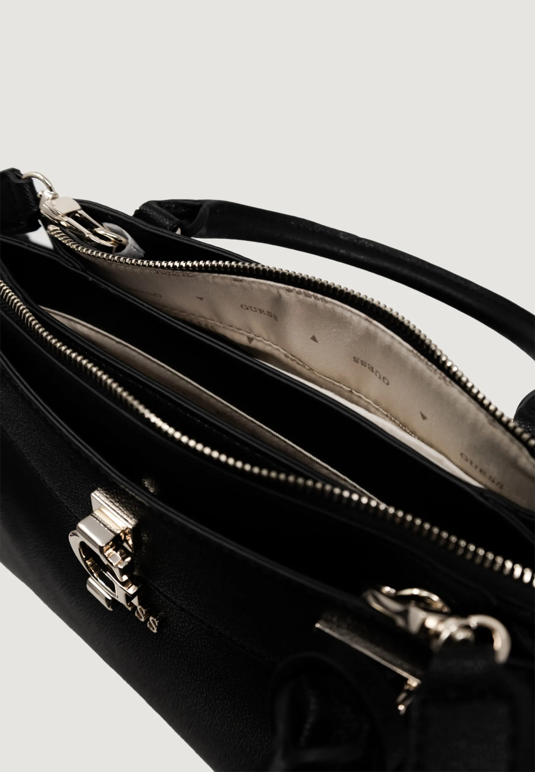 Borsa Guess JORAH LUXURY SATCHEL Nero