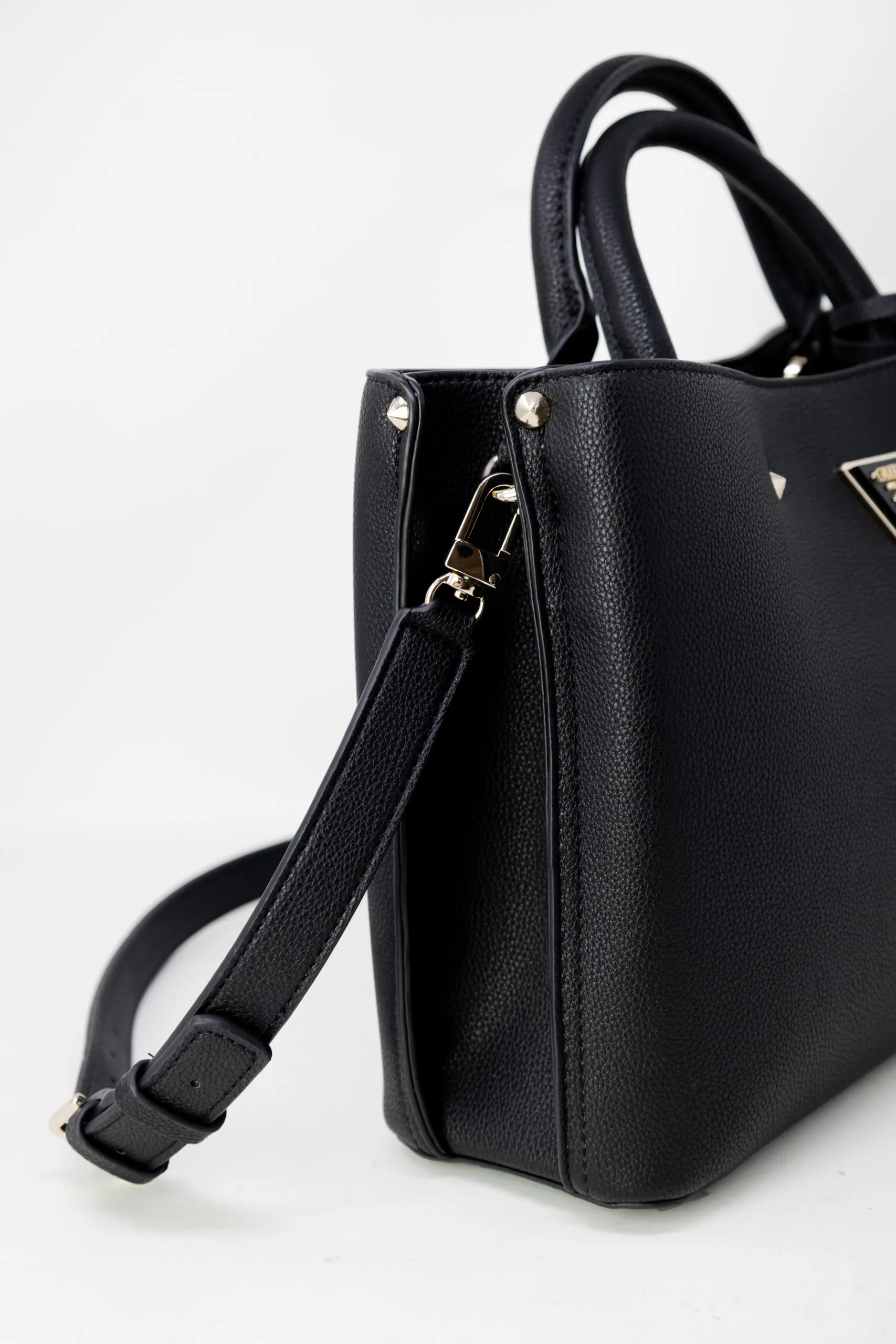 Borsa Guess MERIDIAN GIRLFRIEND SATCHEL Nero