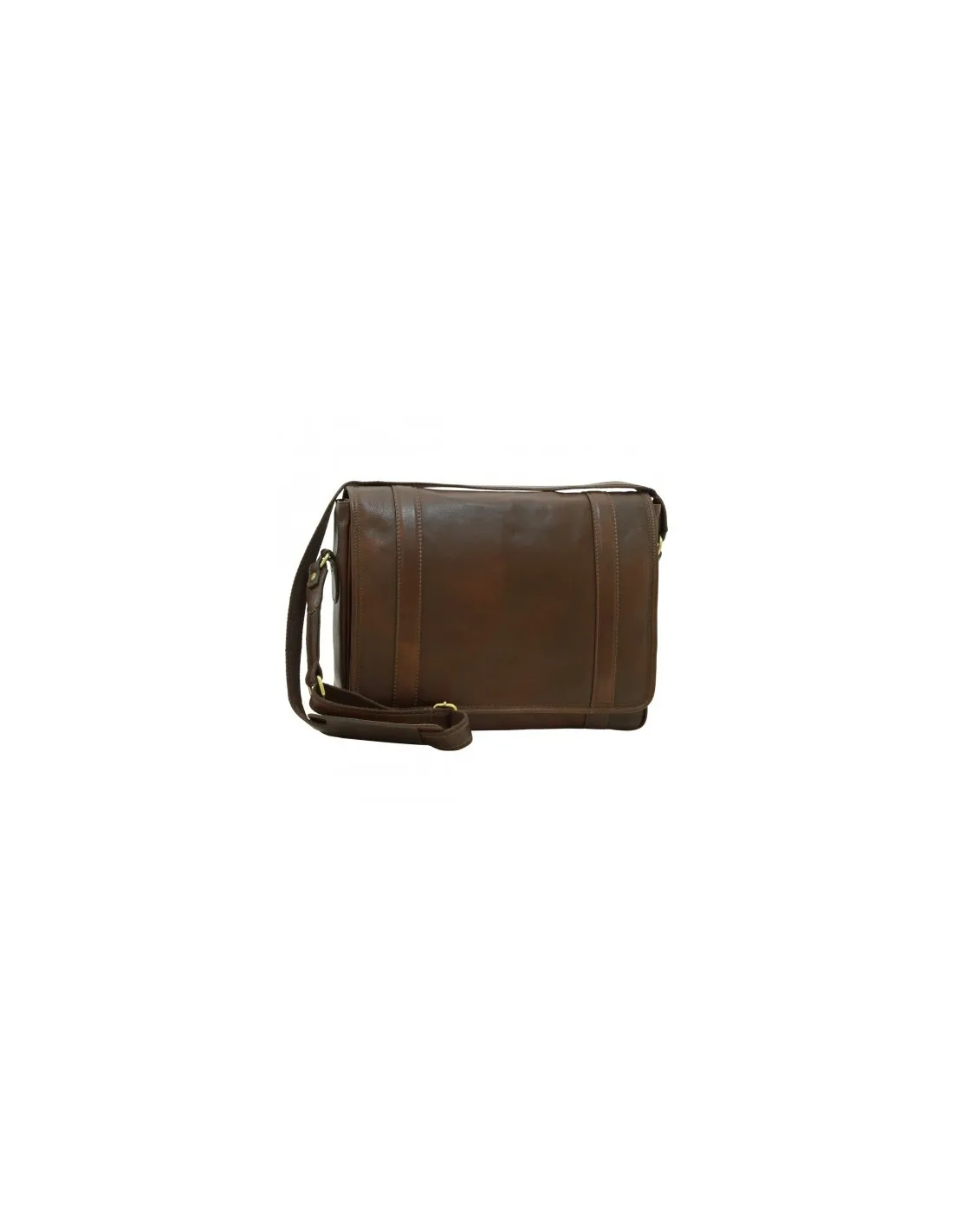 Borsa in pelle a tracolla, tipo messenger