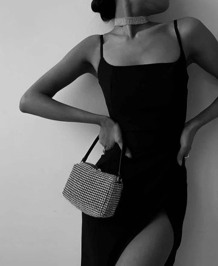 Borsa Sera Bling Bling – Argento