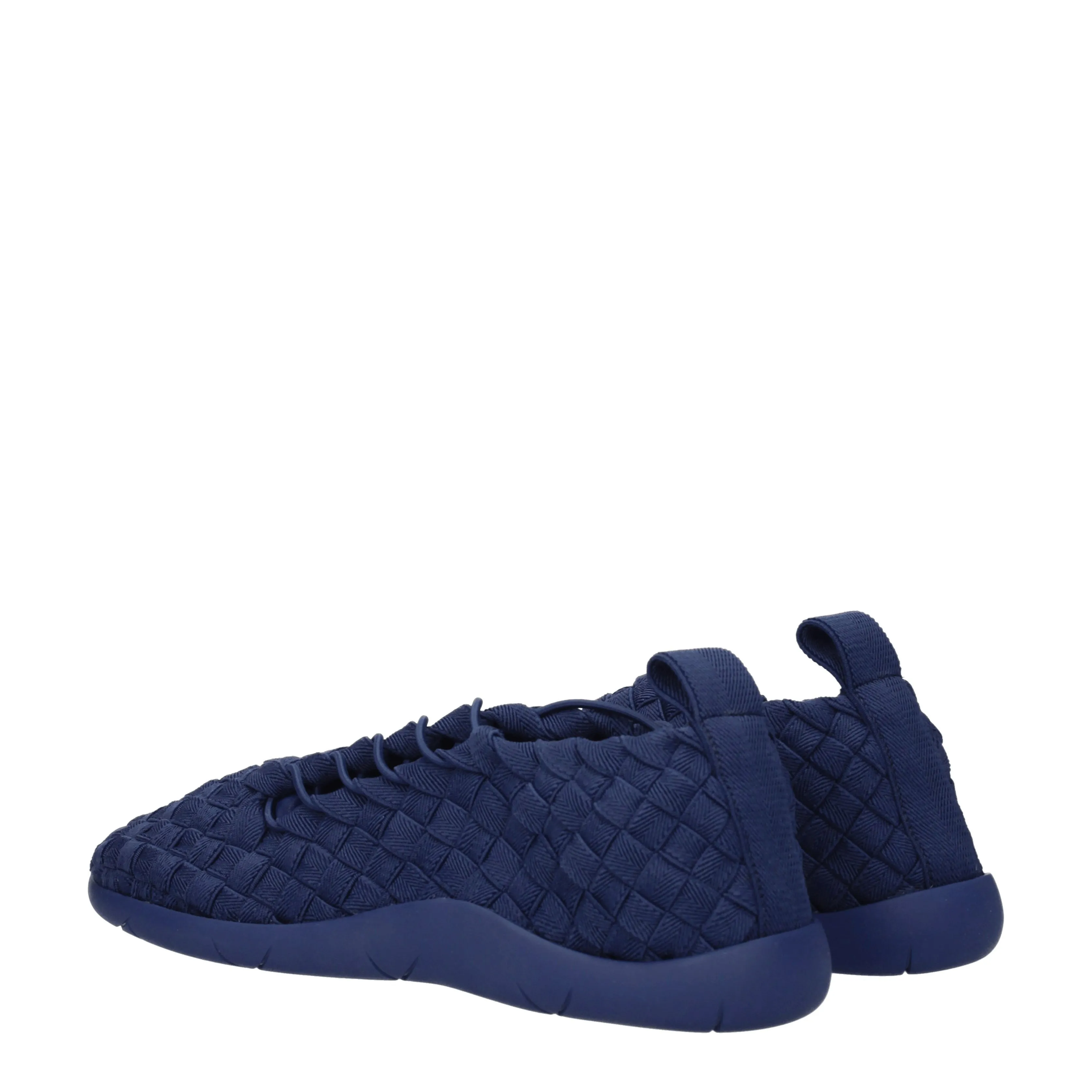 Bottega Veneta Sneakers Uomo Tessuto Blu