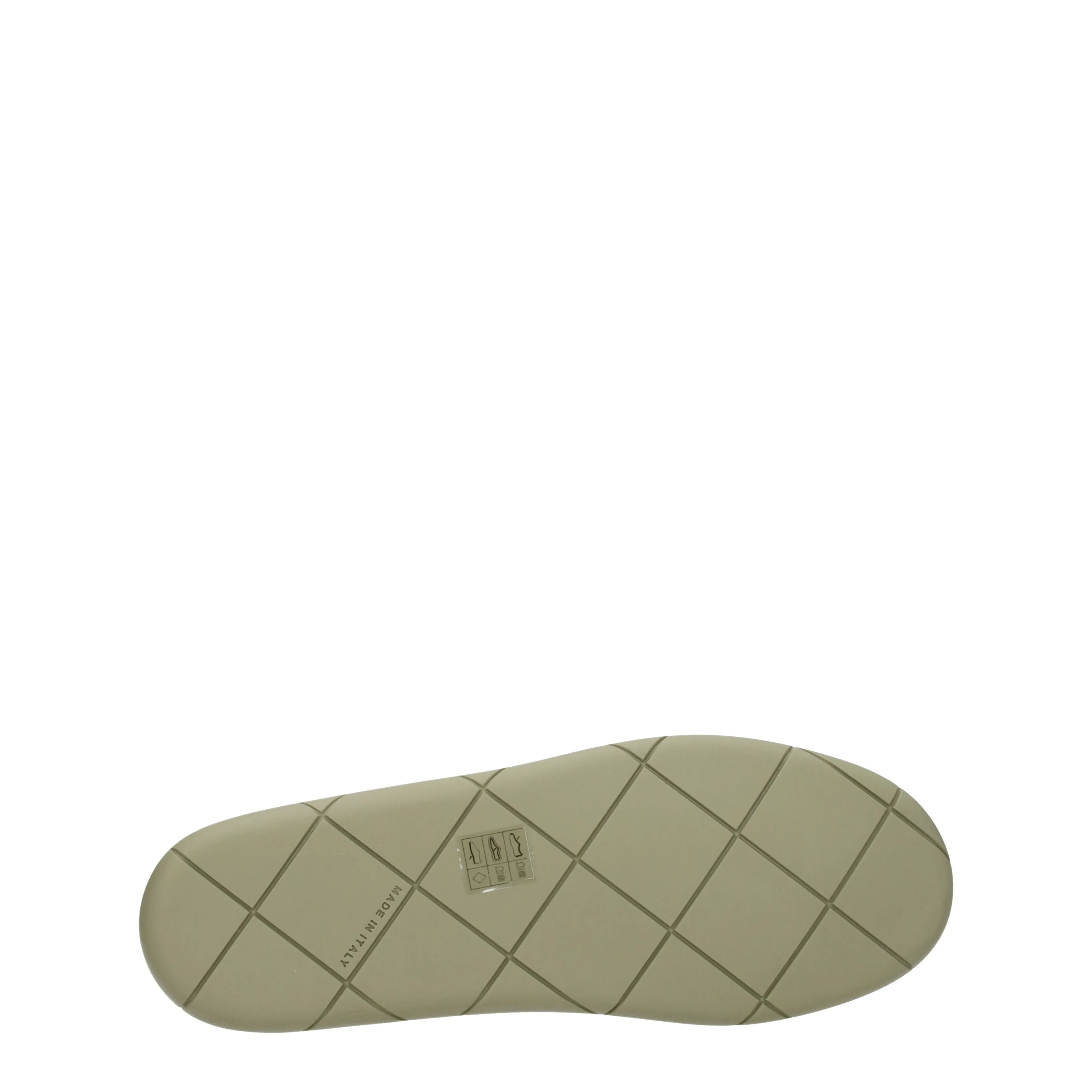 Bottega Veneta Sneakers Uomo Tessuto Verde/Travertino