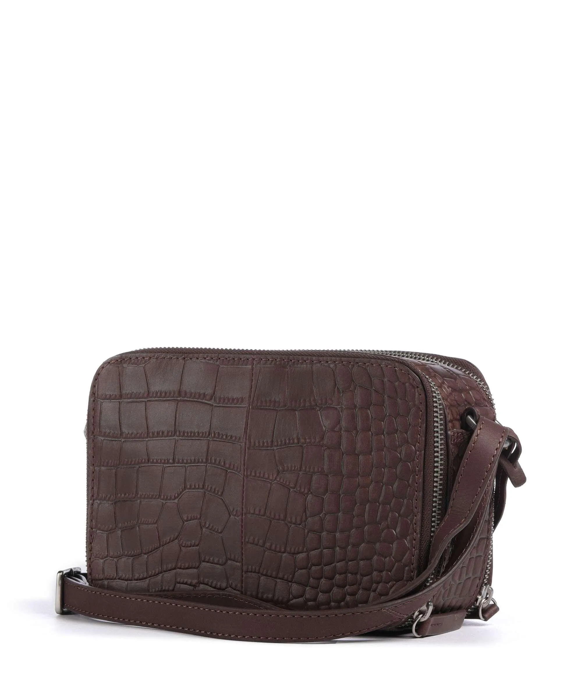  Burkely Cool Colbie Borsa a tracolla pelle in rilievo marrone  
