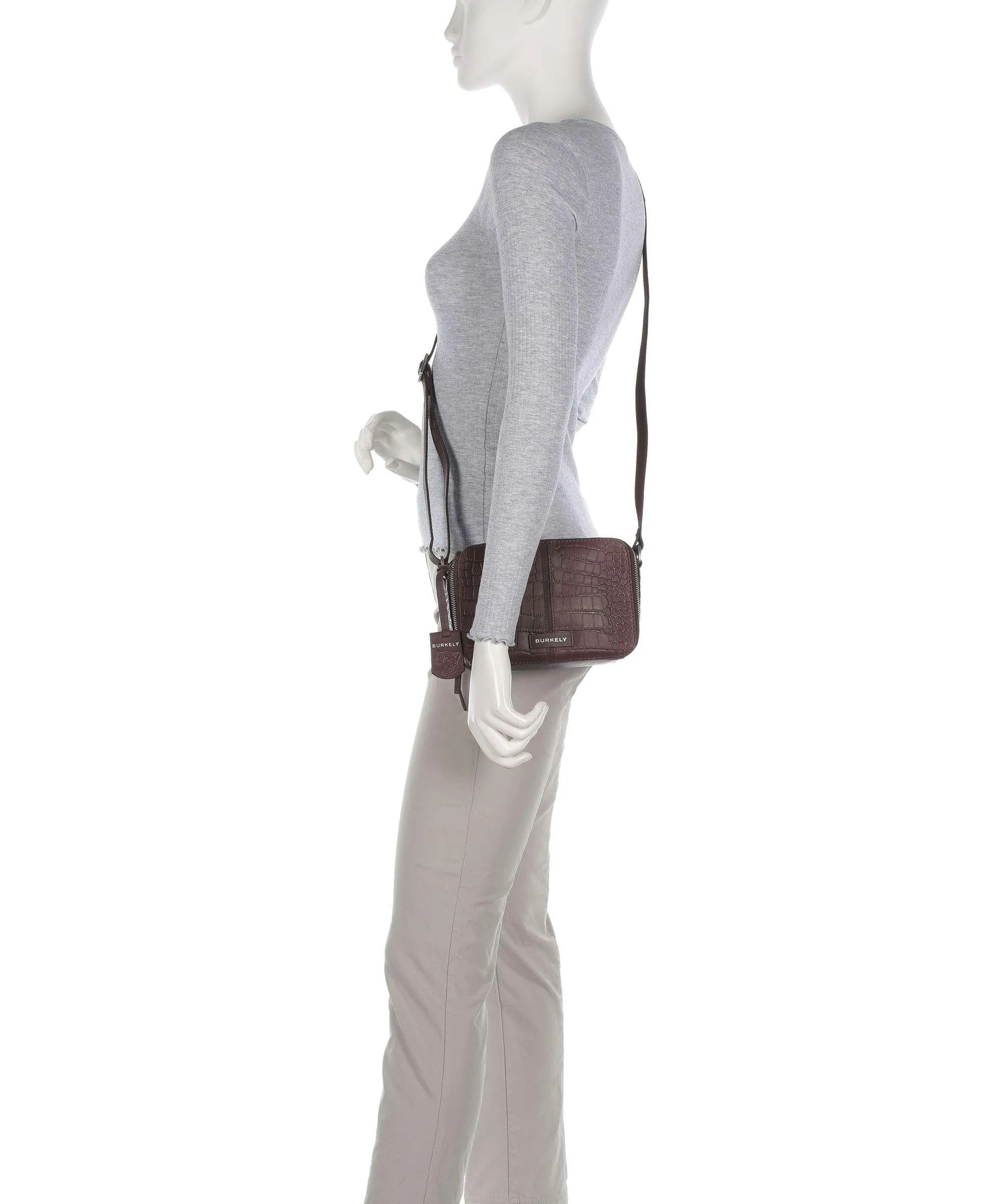  Burkely Cool Colbie Borsa a tracolla pelle in rilievo marrone  