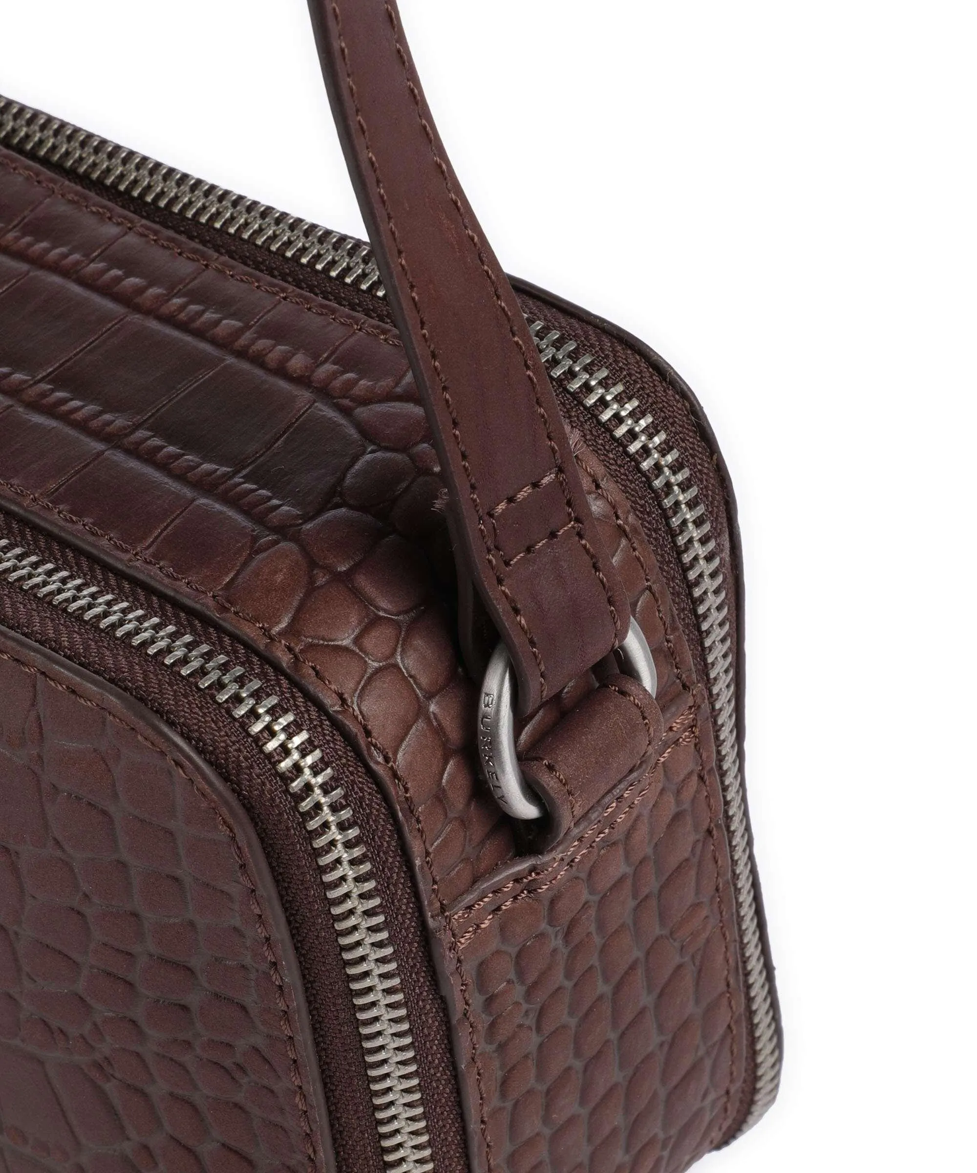  Burkely Cool Colbie Borsa a tracolla pelle in rilievo marrone  