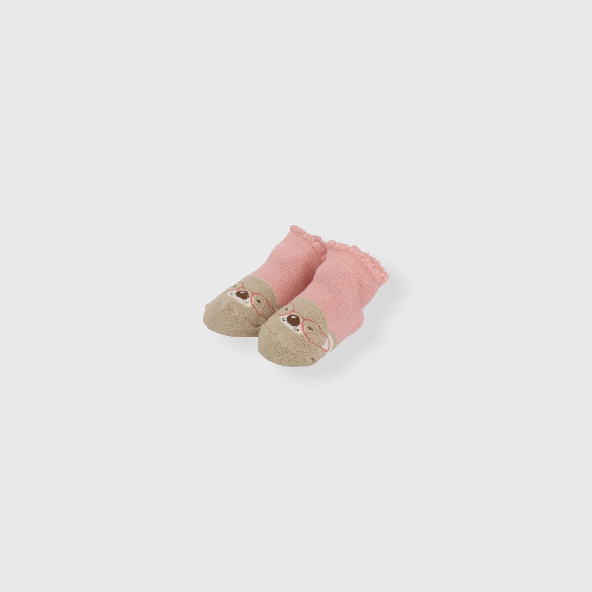 Calzini antiscivolo da neonata, ROSA            