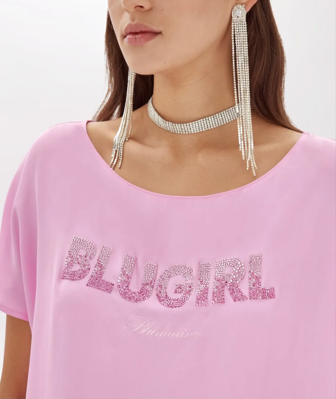 Camicia blusa in crepe